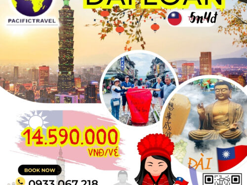 [ĐL01s) ĐÀI LOAN 5N4Đ